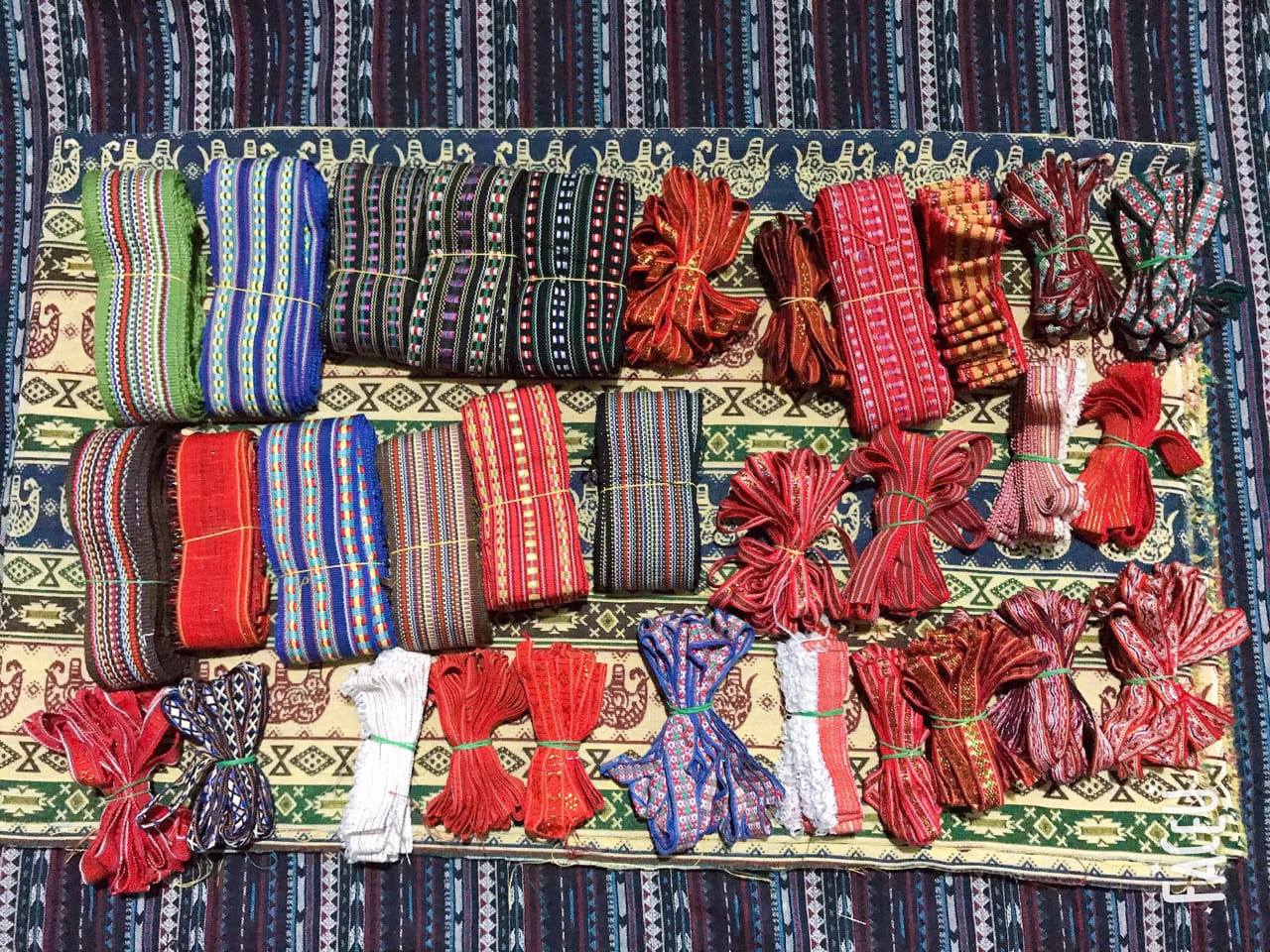 Vải thổ cẩm được dệt bằng tay từ làng Mỹ Nghiệp